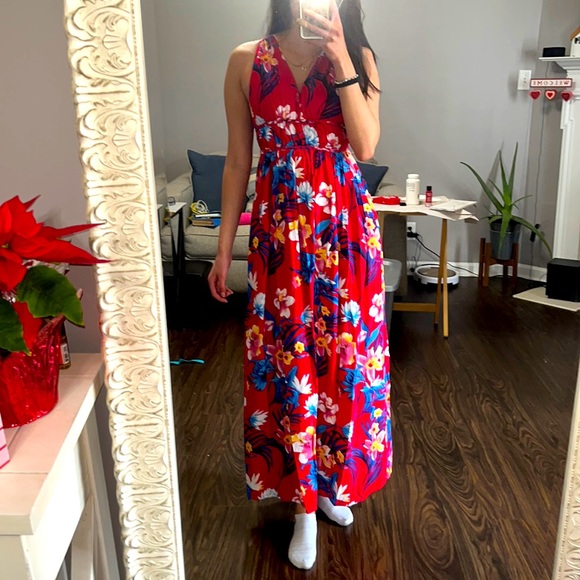 Women's Stylish Flowery Long Sunny Maxi Dress main image 1